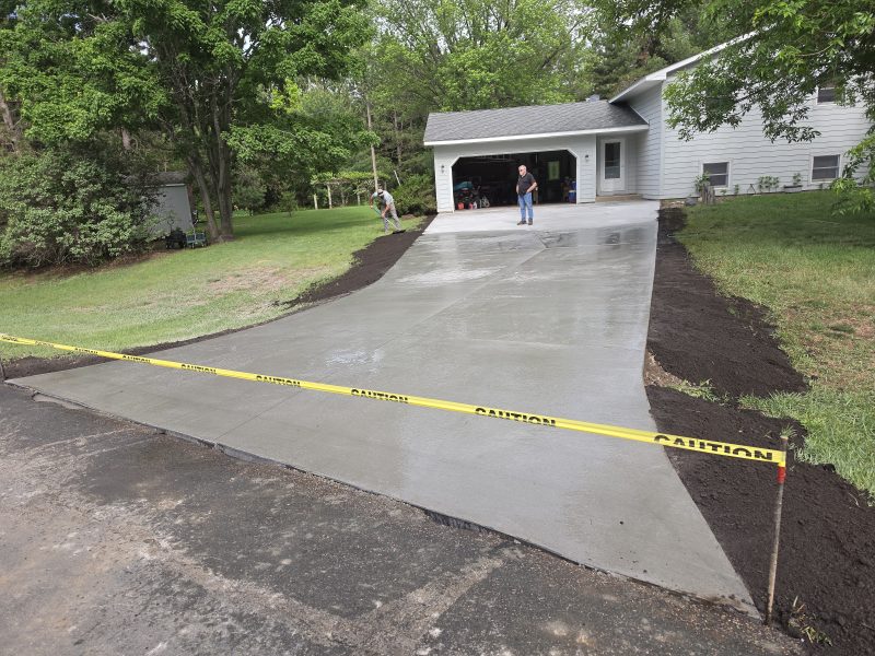 Concrete Driveway in Ramsey, MN