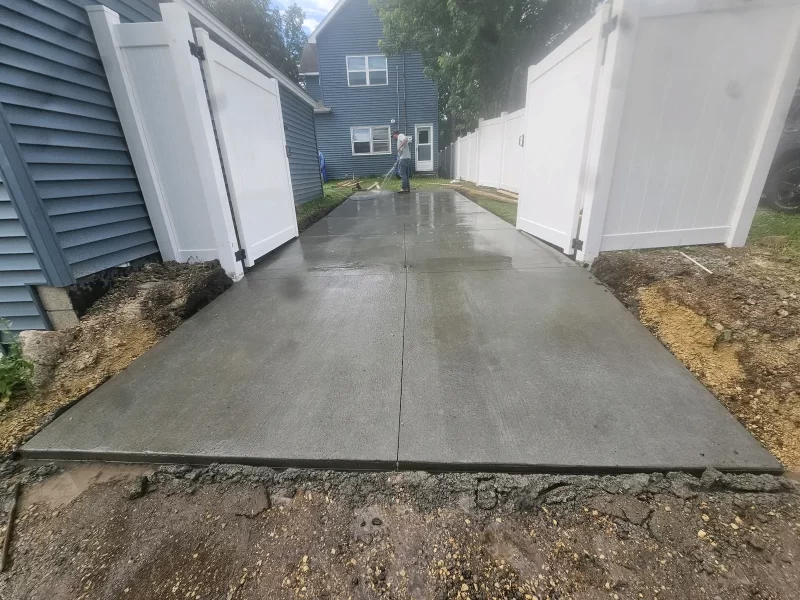 Concrete driveway replacement in Saint Paul, MN